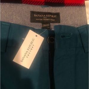 Banana Republic Green Skinny Fit Pants - 29x32